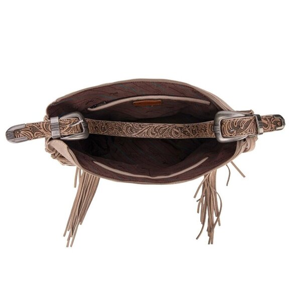 Montana West Floral Tooled Concealed Carry Hobo - Picture 8 of 11